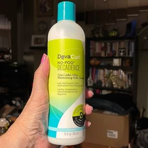 DevaCurl No-Poo Decadence Zero Lather Ultra Nourishing Milk Cleanser 355ml.  New